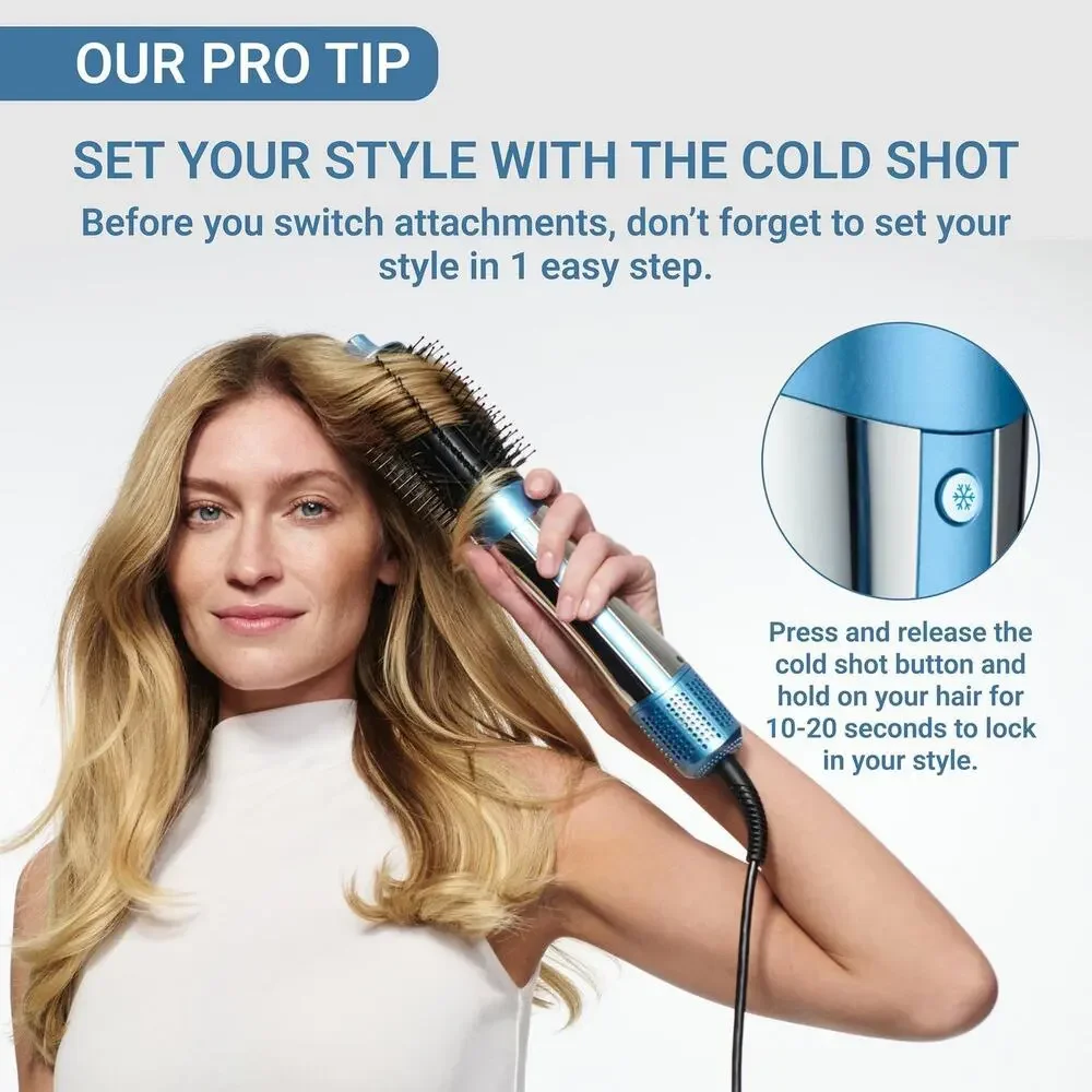 NEW BaBylissPRO StyleSwitch Ionic Multi Styler Dryer‎ 5 Attachments Blowout Curl